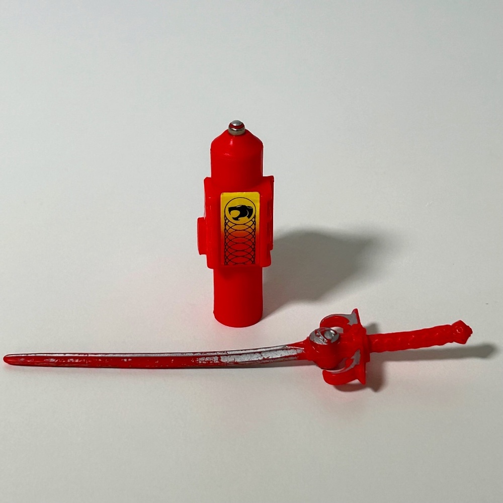 Vintage 80s LJN Thundercats Lion-O Accessories Ring of Power+ Sword of Omen (22M